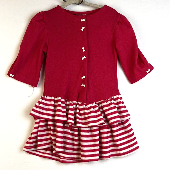 Diane Von Furstenberg 80's Dress Girl's 8 Pink Ruffle Skirt Vintage DVF Fashion - Picture 1 of 6